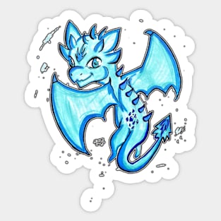 Blue dragon Sticker